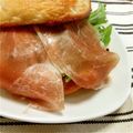 みのりっくす's cooksnap of when they made 生ハム＆クリチのベーグルサンド.