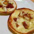 みのりっくす's cooksnap of when they made 餃子の皮☆DE☆スィーツピザ.