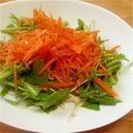 みのりっくす's cooksnap of when they made 旬の水菜とにんじんのサラダ.