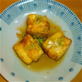 さにコギまま's cooksnap of when they made 旨い！　厚揚げのえび詰めあんかけ.