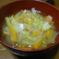ramieru's cooksnap of when they made 野菜たっぷりスープ❤.