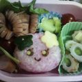 ひなもえママ's cooksnap of when they made ふらわっちのお弁当（キャラ弁）.