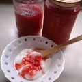 ショコラバニラ's cooksnap of when they made レンジで簡単♪いちごジャム.