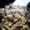 mana881's cooksnap of when they made 黒豆入り玄米ごはん.