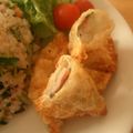葉ママ's cooksnap of when they made 長芋と梅の包み揚げ.