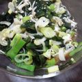 fuwamocos's cooksnap of when they made わかめのナムル　サラダ風.