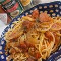 aiaiiwashi's cooksnap of when they made ツナとトマト缶の簡単パスタ.
