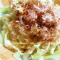 わぁこさん。's cooksnap of when they made 鰹節が踊る♬♪　キャベツマヨ醤油おひたし.