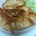カクレポロジリ's cooksnap of when they made 簡単～♪ツナたまチーズの握り揚げ餃子♪.