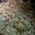 ひろのおかりな's cooksnap of when they made 塩麹使用♪鶏ひき肉ときのこの生姜ごはん.
