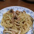 がちゃゆの's cooksnap of when they made しめじとベーコンの簡単和風パスタ.
