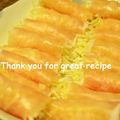 カヌレ３１４'s cooksnap of when they made すし酢漬キャベツde生ハムクリチ◎ロール.