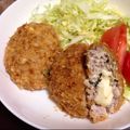 たなななな's cooksnap of when they made 揚げないからヘルシーな豆腐入りメンチ.