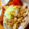 みなみな21's cooksnap of when they made 簡単！豚ロースのメープル生姜焼き.