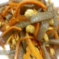 BibittO4's cooksnap of when they made 人参とこんにゃくのうま炒め.