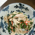 nakanahe's cooksnap of when they made 鶏ささみと大葉の胡麻油de和え物.