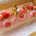 あやちん０８１６'s cooksnap of when they made 楽しいひな祭り♪くるくる♪おひな様のロールケーキ.
