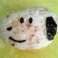 uthiyamada's cooksnap of when they made ♡スヌーピーおにぎり♡.