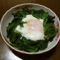 あとからあとから's cooksnap of when they made 目玉焼き丼 feat. ほうれん草.