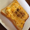 もかみさき♡'s cooksnap of when they made ＊朝食に＊簡単＊卵パン＊.