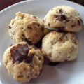 ニャンざぶろう's cooksnap of when they made ホットケーキミックスdeチョコスコーン.