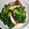 きこい's cooksnap of when they made シメジとホウレン草の和え物.