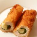 いつも食べてたい's cooksnap of when they made ササミのチーズカツ☆中身は大葉としらす.