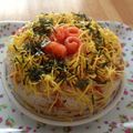 mario大好き's cooksnap of when they made ちらし寿司ケーキ風雛まつり.