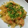 SARINGER's cooksnap of when they made エビと玉ねぎのまろやかオーロラソース✿.