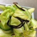 かつぺ's cooksnap of when they made 簡単きゅうりとキャベツの漬け物.