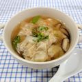 在宅勤務のおじさん's cooksnap of when they made ✿野菜たっぷりワンタンスープ✿.