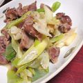 ミズホ@M's cooksnap of when they made 砂肝のねぎレモン炒め.