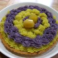 くまる's cooksnap of when they made 秋の味覚を満喫＊和風なモンブランタルト.