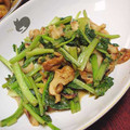ミズホ@M's cooksnap of when they made ♥大根の葉とちっかのオイマヨ炒め♥.
