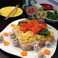 ぷぷぷぷるん's cooksnap of when they made ひな祭り キティーちゃんちらし寿司.