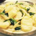 みにゃさら's cooksnap of when they made じゃがいものニョッキ☆チーズソース.