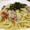 ともこキッチン's cooksnap of when they made ツナと梅干しのパスタ.