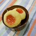 サイクリングママ's cooksnap of when they made ちょこんと ✿ジャムクッキー✿.
