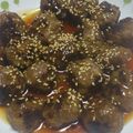 あやとのママ's cooksnap of when they made 挽肉団子の甘酢あんかけ★.
