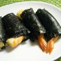 nabeko44kazu's cooksnap of when they made 海老の海苔チーズ巻き。.