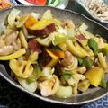 イハナ's cooksnap of when they made 鶏胸肉と野菜の甘酢炒め.