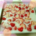 がじゅべりー's cooksnap of when they made ゴロゴロいちごのmilk寒天☆.
