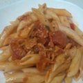 ぴあのんのん's cooksnap of when they made トマトたっぷりペンネアラビアータ♪.