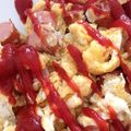 fan fan's cooksnap of when they made チーズ入り卵ウインナーで簡単朝ごはん.