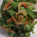 snoopyayoi's cooksnap of when they made 春♪菜の花と桜えびの辛子味噌マヨ和え.