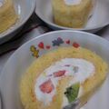 みゆきのキッチン's cooksnap of when they made いちごロールケーキ.