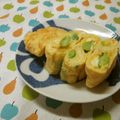 赤い電話's cooksnap of when they made 枝豆チーズ卵焼き.