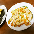 よちりん's cooksnap of when they made ★簡単★かぼちゃのアーモンド焼き★.