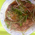 ★bluesky★'s cooksnap of when they made 豚肉と水菜の甘辛炒め☆.