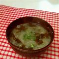 ぽこ粉's cooksnap of when they made わかめと玉ねぎの味噌汁.